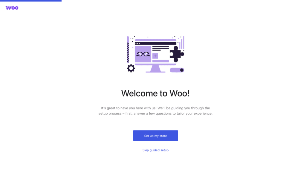 WooCommerce setup