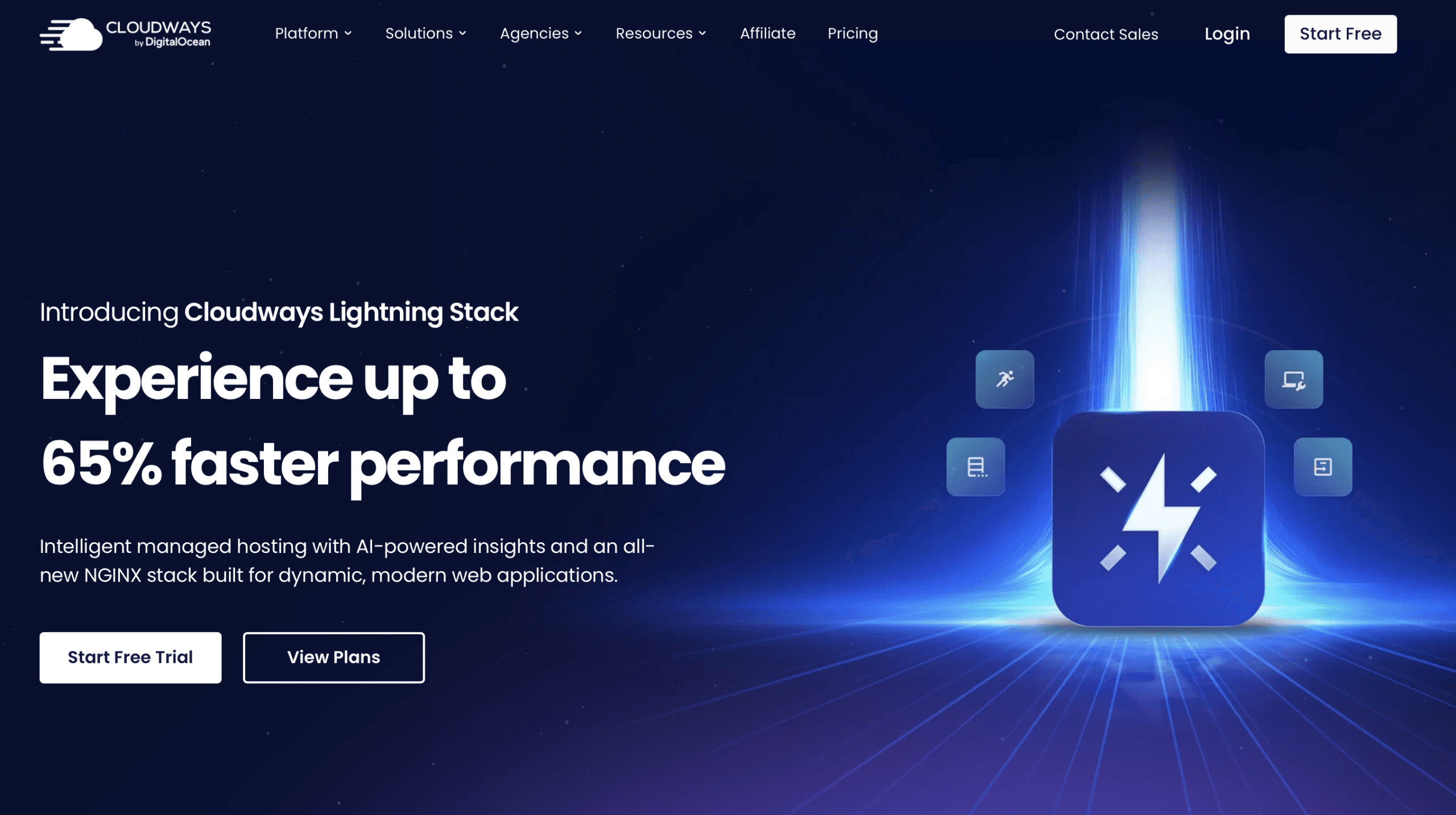Cloudways Homepage